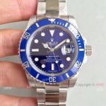 Noob Factory 3135 Replica Submariner Rolex Watch Stainless Steel Blue Dial